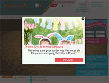 Tablet Screenshot of campingdugolf.fr